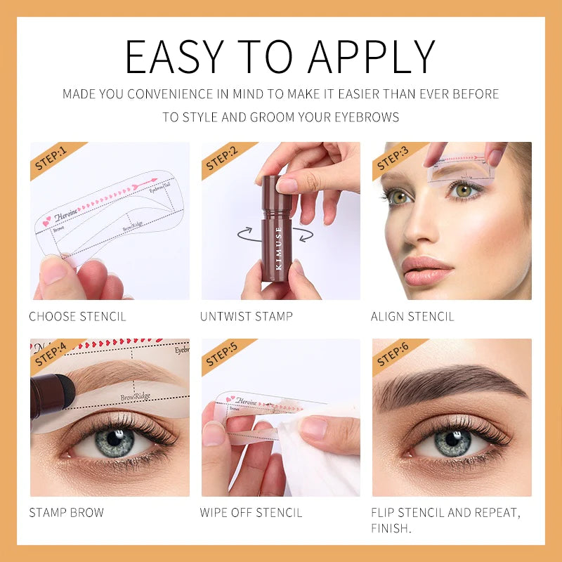 3 In 1 Eyebrow Shaping Stamp, Catirise Hairline & Eyebrow Shaping Stamp, Eyebrow Print Versatile, Women Eyebrow Stamp 3 In 1 Eyebrow Shaping Stamp, Catirise Hairline & Eyebrow Shaping Stamp, Eyebrow Print Versatile, Women Eyebrow Stamp